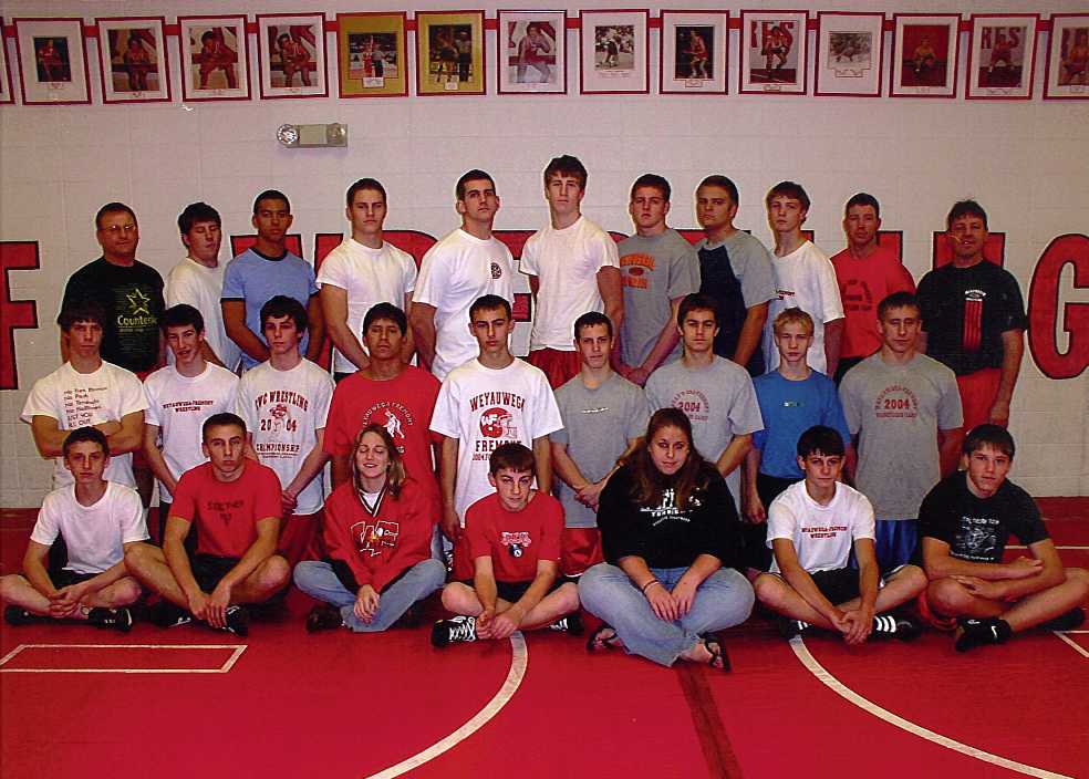 Wrestling Team Preseason Picture 2003-2004