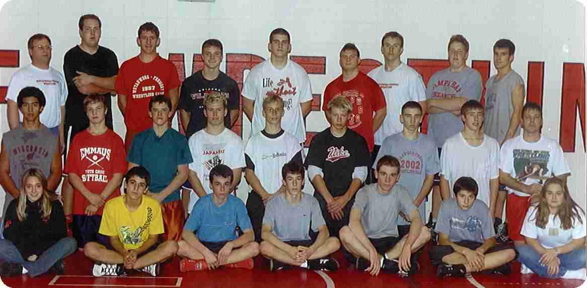 Wrestling Team Preseason Picture 2002-2003