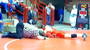 The Ref Watches Eri Mannel Pin His Oppenent At Badger State  12/29/00