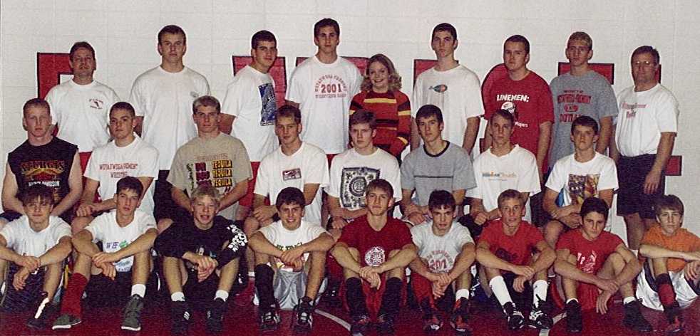 Wrestling Team Preseason Picture 2001-2002