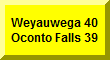 Click Here To Go To Oconto Falls Results